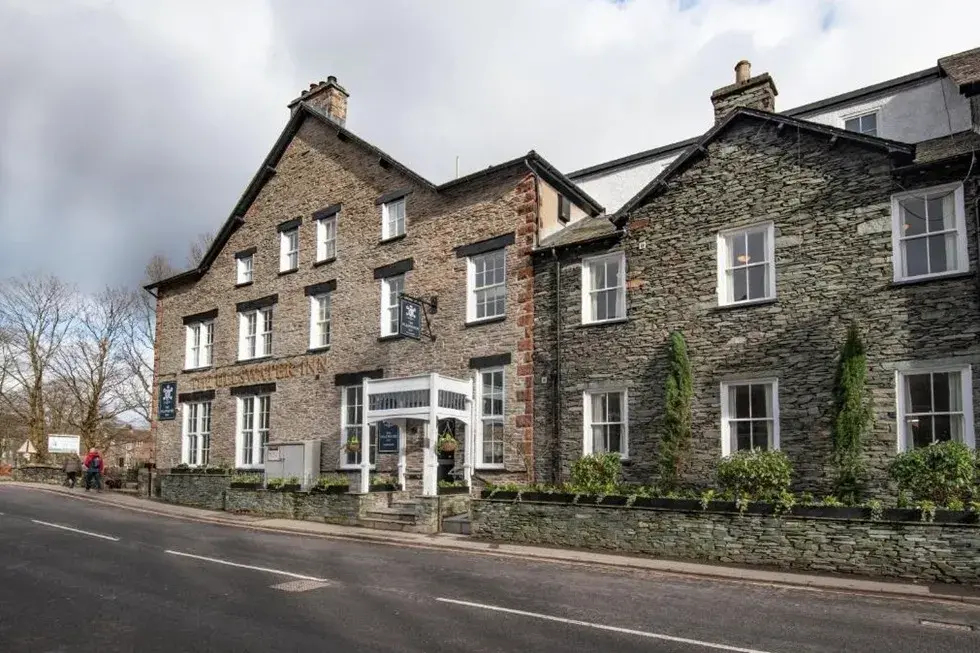 Stone exterior of The Ullswater Inn hotel in Cumbria