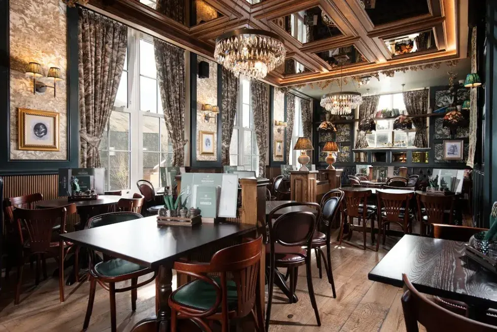 The Ullswater Inn pub and dining room in Glenridding