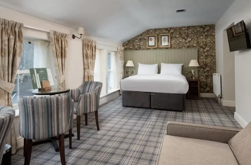 Spacious hotel bedroom at The Ullswater Inn